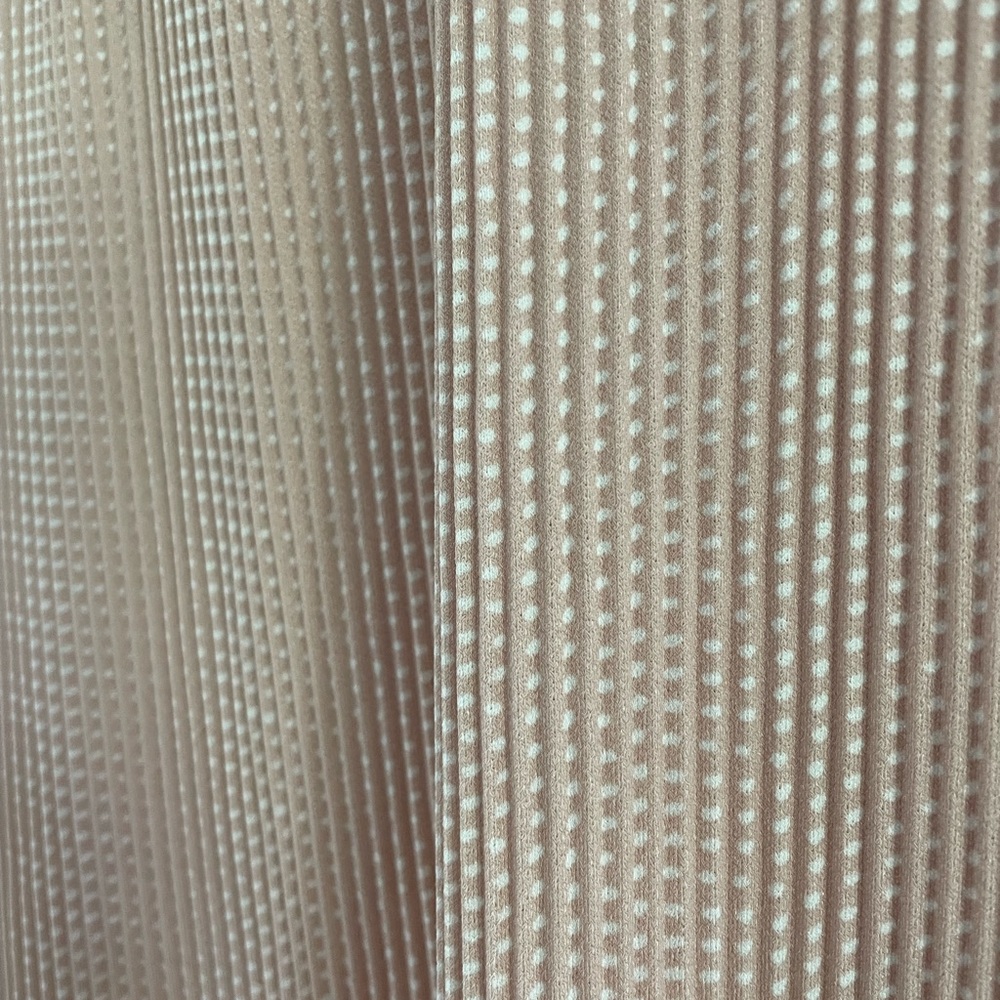 Adrianna Papell | Blush Stretch Jersey Polka Dot Top | Sz XL - Picture 10 of 14